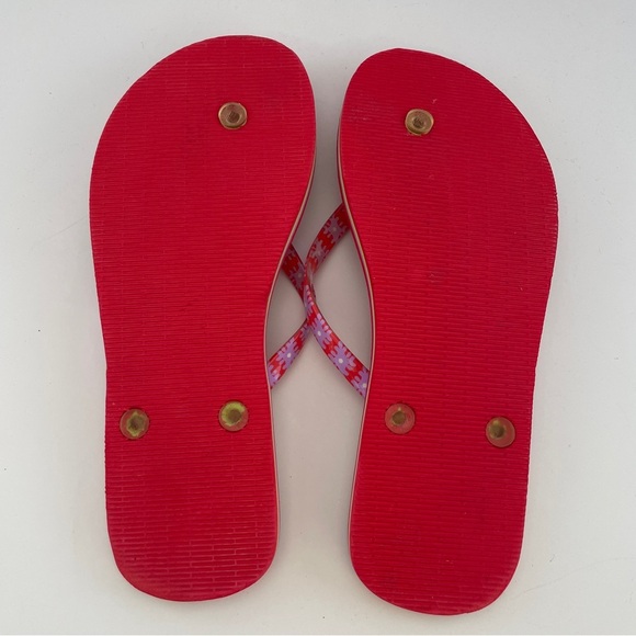 Vera Bradley Pink and Red Paisley Sandals - Picture 5 of 8